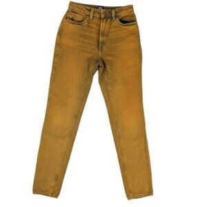 Urban Outfitters BDG Mom High-Rise Mustard and Black Jeans